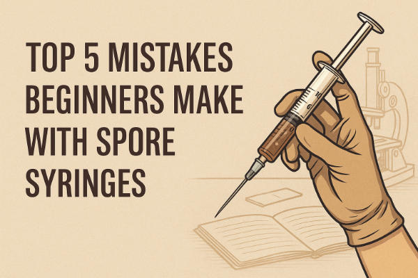 top 5 mistakes beginners make with spore syringes